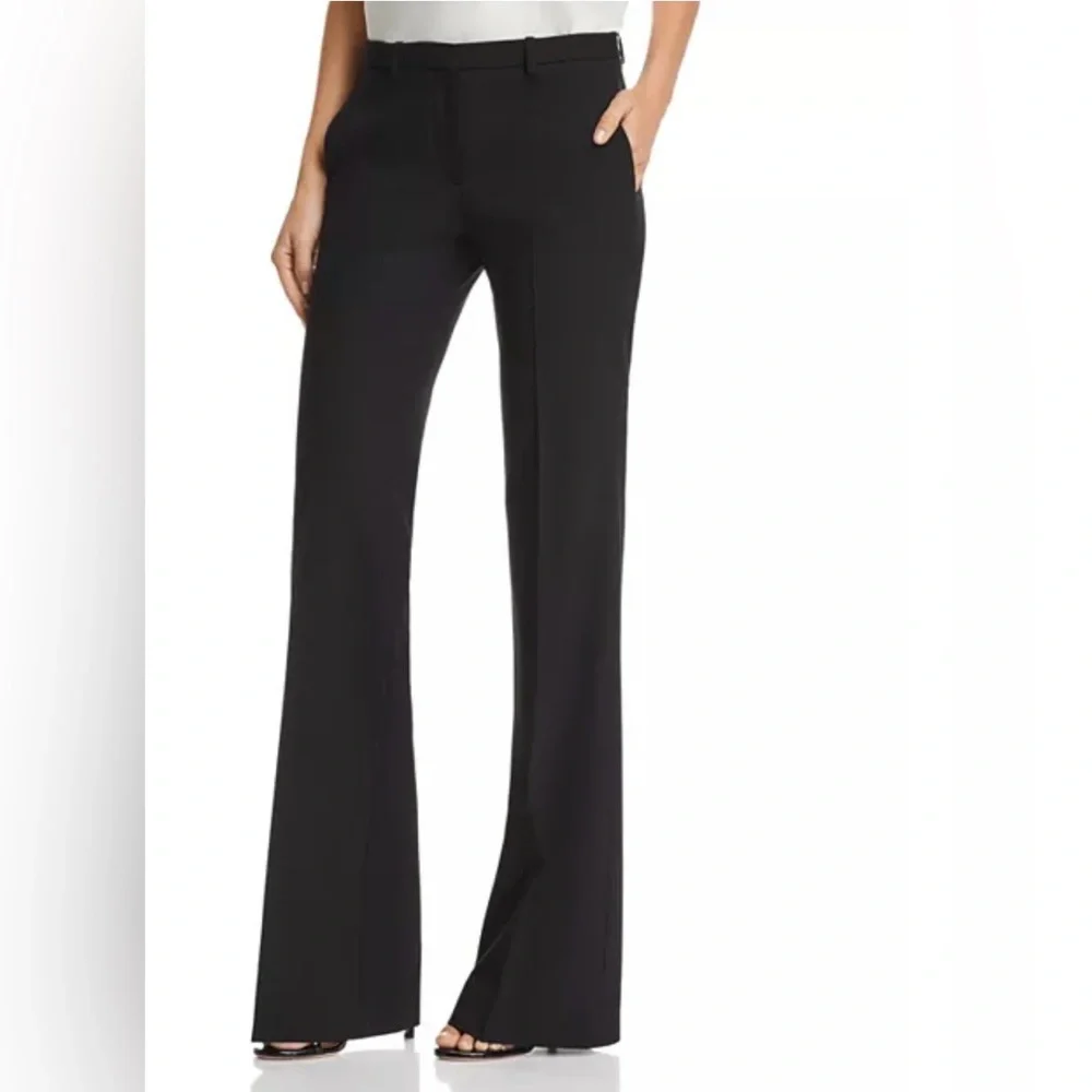 Theory Black Wool Demitria 4 Pants - Picture 7 of 7